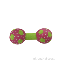 Pluche Voetbal Dumbbell Rosy